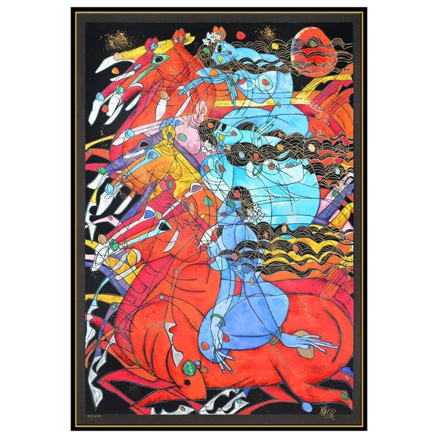 Contemporary 1980s Running Horses, Jiang Tiefeng For Sale - Image 3 of 6