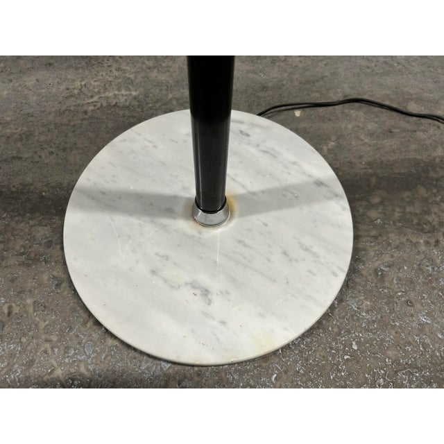 Metal Italian Triennale Three-Arm Articulating Floor Lamp Angelo Lelii For Sale - Image 7 of 11