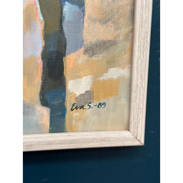 Eva S, Landscape, 1950s, Oil Painting on Canvas, Framed For Sale - Image 9 of 18