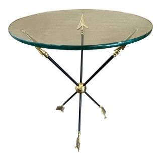 1950s Maison Jansen Arrow Directoire Side Table For Sale