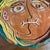 Early 21st Century Vintage Studio Pottery Abstract Face Ceramic Plate Picasso Style Wall Art Platter For Sale - Image 5 of 9