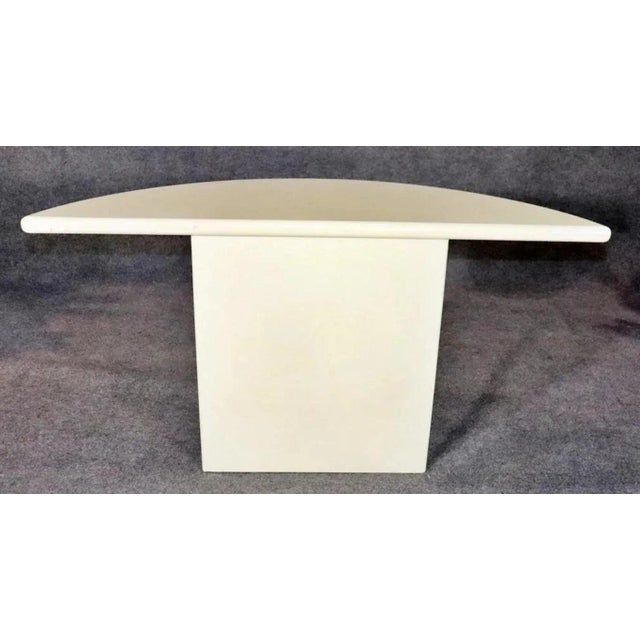 Lacquered Demilune Console For Sale - Image 4 of 8