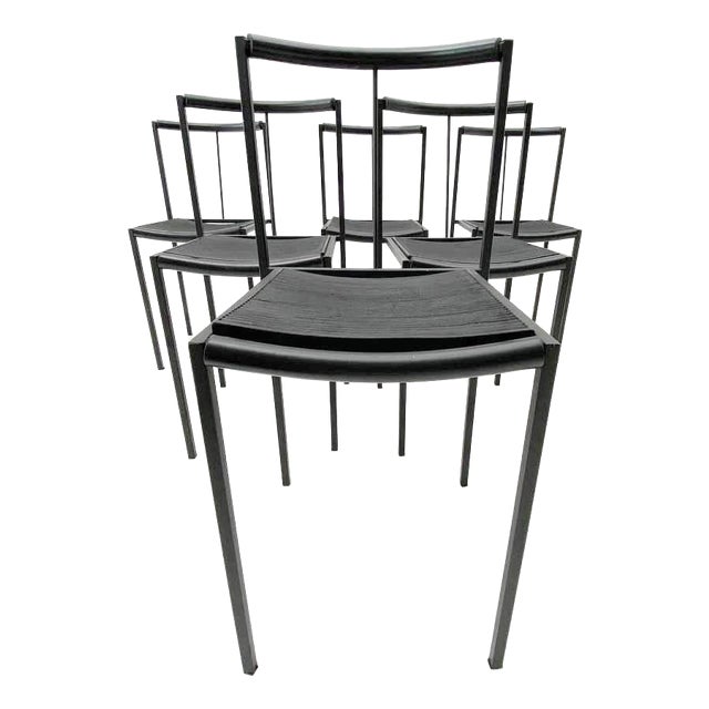 Stackable Chair by Maurizio Peregalli for Zeus Noto, 1980s For Sale