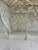 Antique White Vintage White Wrought Iron Wall Shelf With Hooks, Ornate Lattice and Floral Detail For Sale - Image 8 of 14