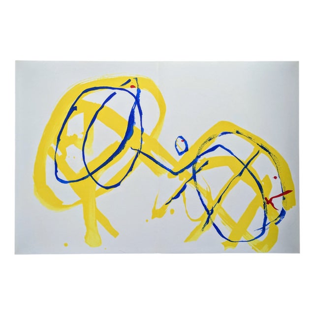 Pierre Tal Coat, Abstraction, Original Lithograph, 1962 For Sale