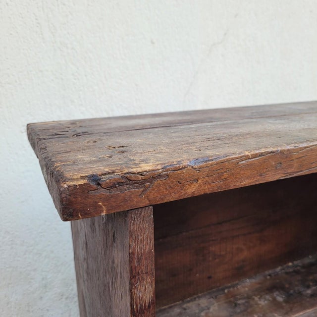 19th Century Folk Art Larch and Chestnut Shepherds Cupboard For Sale - Image 18 of 18