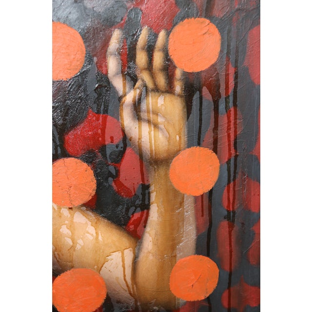 Large Contemporary Signed on Canvas "La Desmemoriada" by Roberto Marquez For Sale - Image 11 of 11