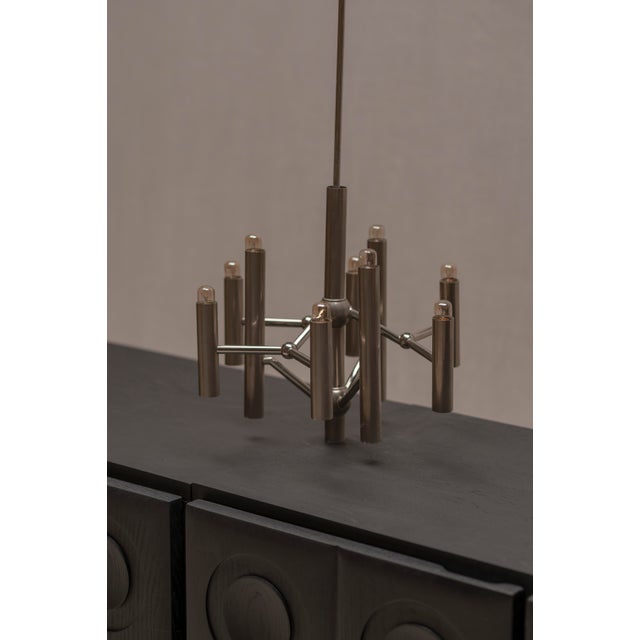 1970s Space Age Chandelier by Gaetano Sciolari, 1970s For Sale - Image 5 of 8