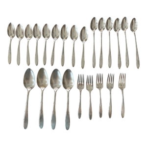 Vintage Nobility Plate Silver-Plated Flatware—Set of 24