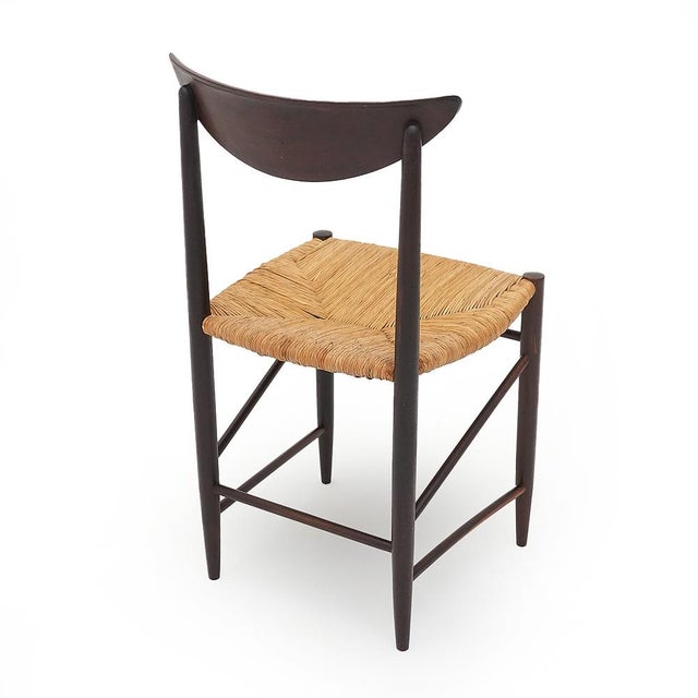 Brown 316 Chair by Peter Hvidt & Orla Mølgaard-Nielsen for Soborg, 1950s For Sale - Image 8 of 13