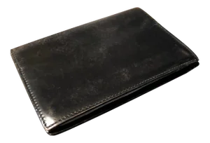 Vintage Hermes Calf Skin Notebook/Agenda Holder in Black