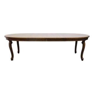 Thomasville Furniture Legendary Collection Spanish Mediterranean Style 104" Oval Dining Table 3721-752 For Sale