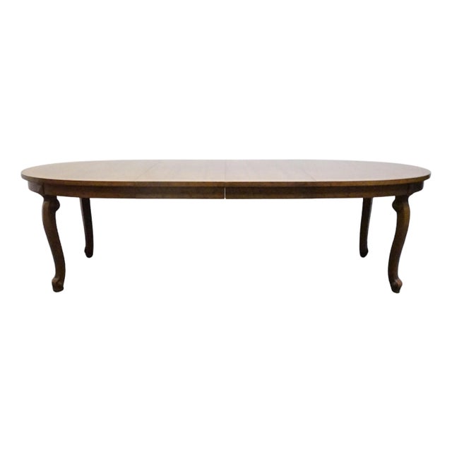 Thomasville Furniture Legendary Collection Spanish Mediterranean Style 104" Oval Dining Table 3721-752 For Sale