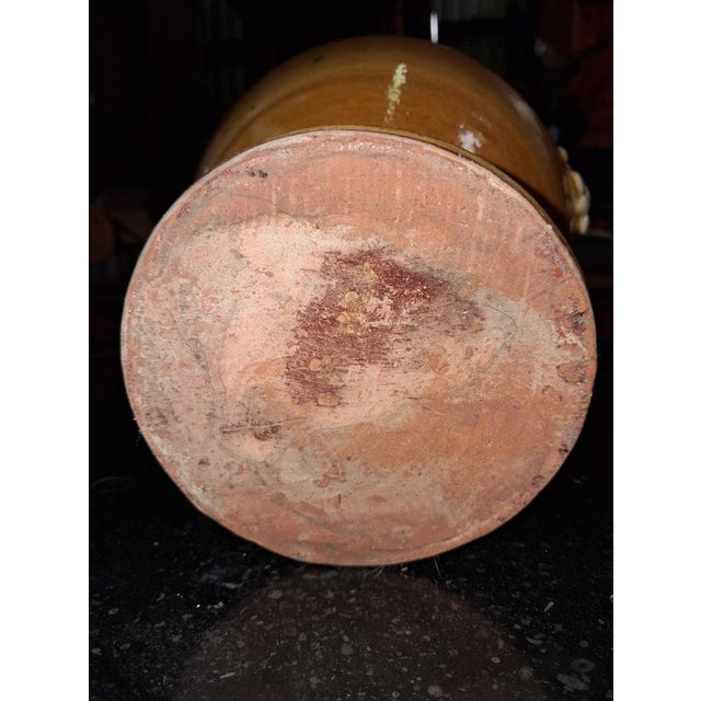 Glazed Terracotta Water Jug ​, 1800s For Sale - Image 3 of 9