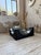 Black Coffee Table with Molded Base and Chrome, 1970s For Sale - Image 8 of 18