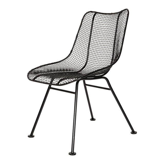 1950s Attributed to Russell Woodard Sculptura Metal Dining Chairs, 8 Pieces For Sale