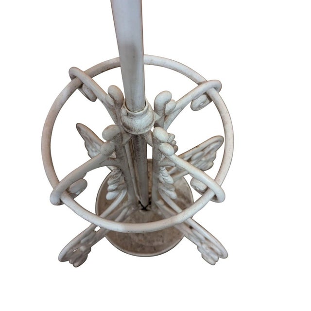 Mid 19th Century Antique Victorian Wrought Iron Hall Tree For Sale - Image 9 of 13