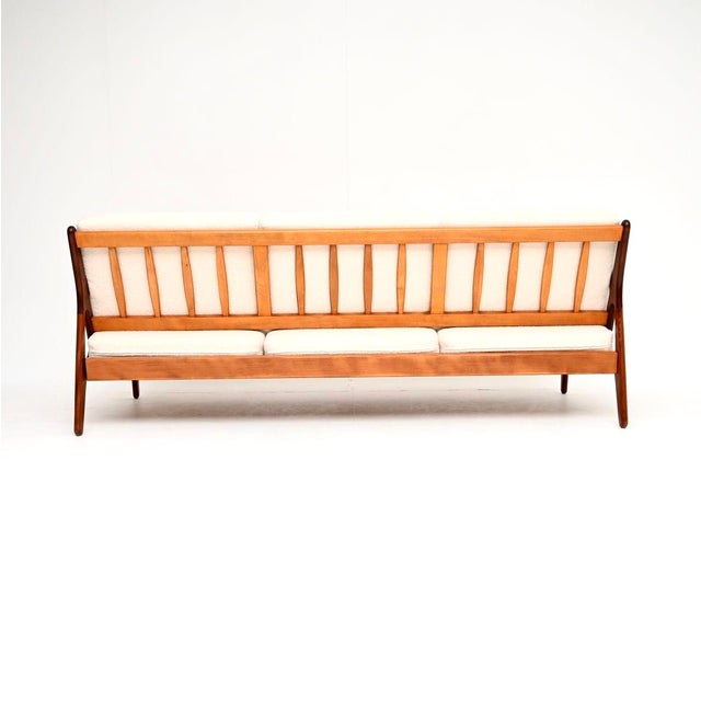 Brown Vintage Danish Sofa Bed by Arne Vodder from Vamø, 1960s For Sale - Image 8 of 11