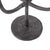 2020s Asher Sculpted Cast Aluminum Five Arm Candle Holder- Ebony For Sale - Image 5 of 11