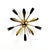 Metal Mid-Century Modern Ceiling Light, Italy, 1950s For Sale - Image 7 of 18