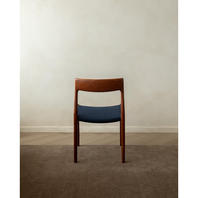 Danish Modern Teak Dining Chairs Model 77 by Niels Otto Møller for j.l. Møllers Møbelfabrik, Denmark, 1960s, Set of 6 For Sale - Image 9 of 18