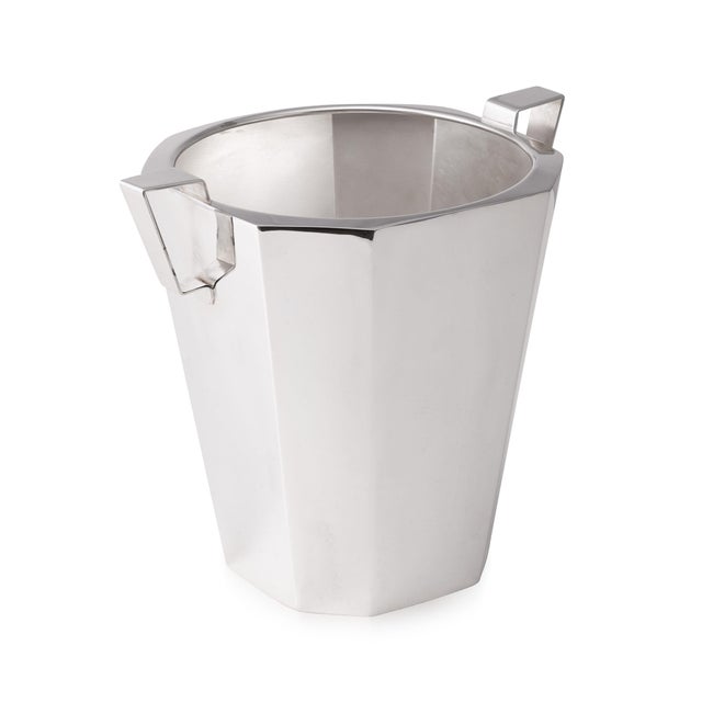 Vintage Italian Silver Octagonal Champagne Bucket, 1930 For Sale - Image 10 of 10
