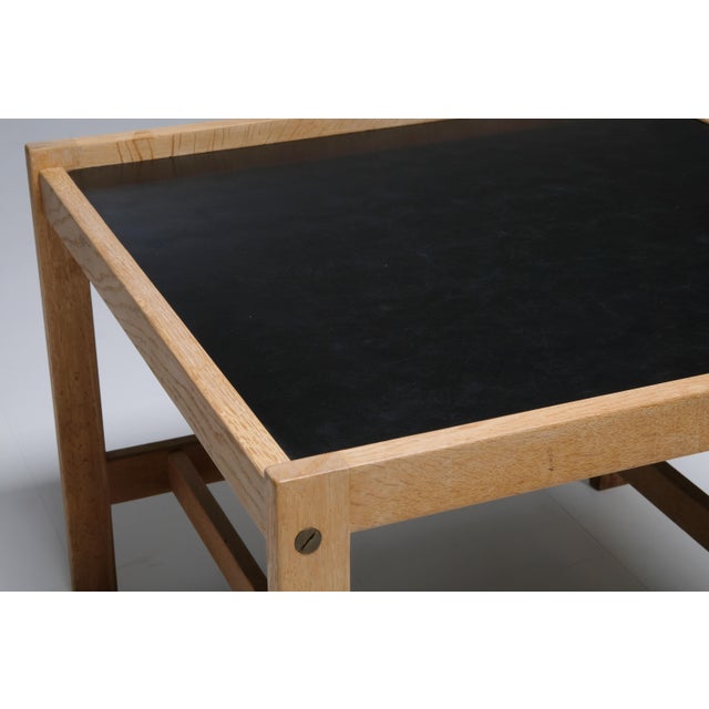 Wood Side Table by Borge Mogensen, 1970s For Sale - Image 7 of 14