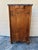 Antique walnut nightstand / bedside cabinet featuring a dark marble top and a single drawer above a cabinet door. Great...