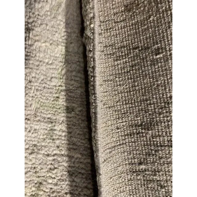 Gray Gray Color Hand Knotted Moroccon Rug For Sale - Image 8 of 10