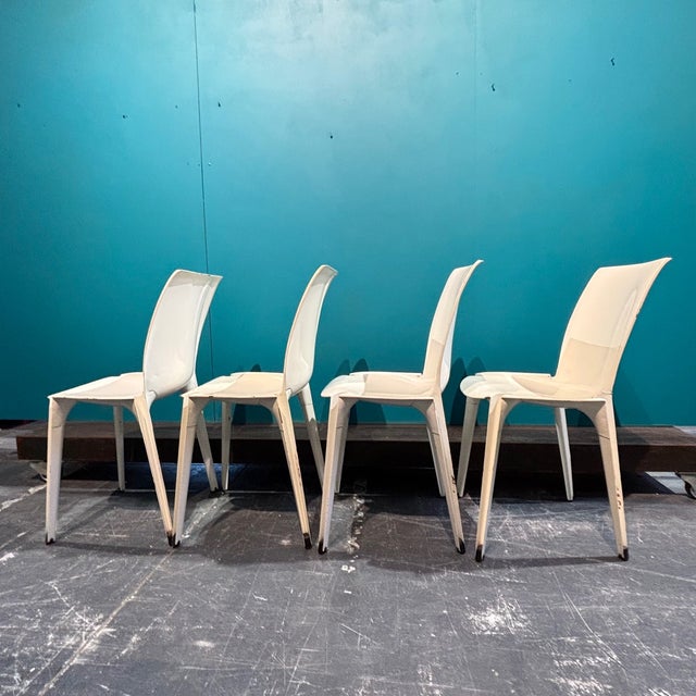 1960s Lambada Chairs in Metal by Marco Zanuso for Gavina. 1964, Set of 4 For Sale - Image 5 of 14