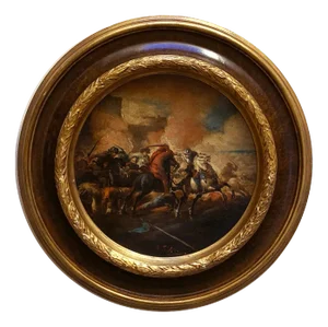 After Salvator Rosa, Cavalry Battle, 2006, Oil on Canvas, Framed