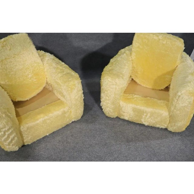 Mid 20th Century Wild Mid-Century Club Chairs - A Pair For Sale - Image 5 of 7