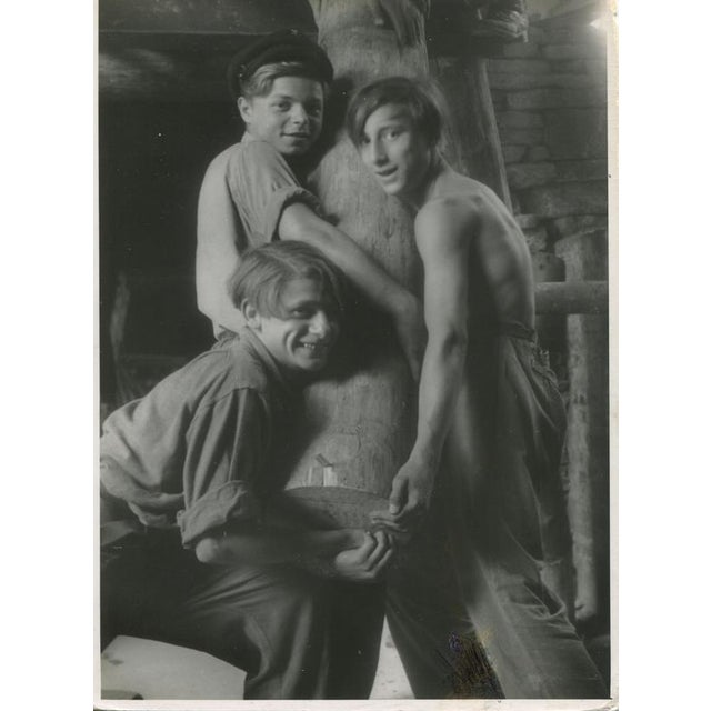 1950s Erich Andres, Miners, Germany, 1950, Silver Gelatin Print For Sale - Image 5 of 5