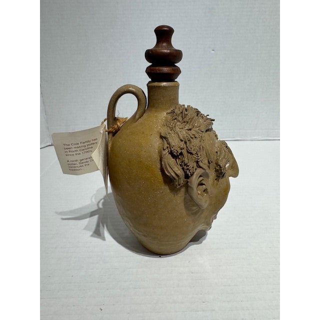 This Face Jug has a lot to say, especially by it's creator. Sandy Cole is a member of the Cole Family in Sanford, NC. Her...