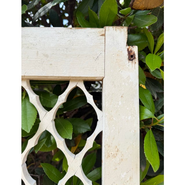 Mid-Century Modern Mid-Century Architectural Lattice Room Divider Panel For Sale - Image 3 of 8