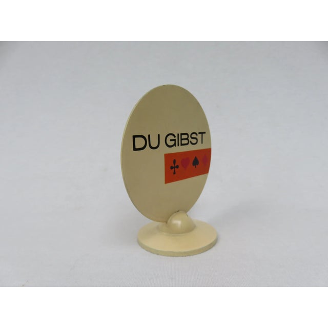 Vintage 4-Player Card Game Set by Marianne Brandt for Ruppel-Werke and GMF, Set of 6 For Sale - Image 16 of 18