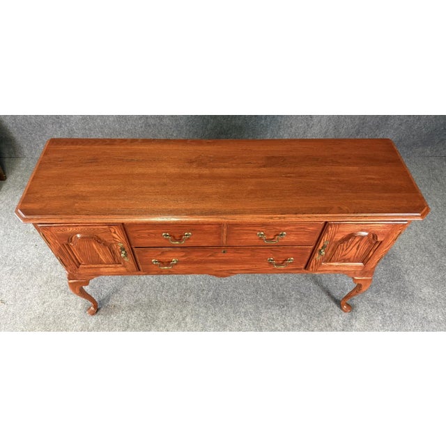 Vintage Kincaid Governor’s Oak Sideboard For Sale In Raleigh - Image 6 of 11