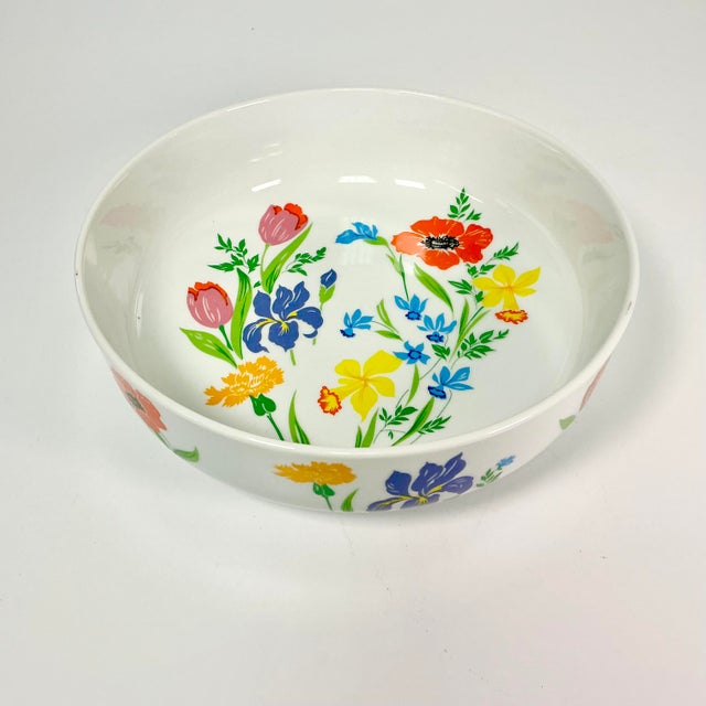 Perfect for your Spring entertaining, Vintage Home is pleased to offer this colorful flora botanical round platter. It’s...
