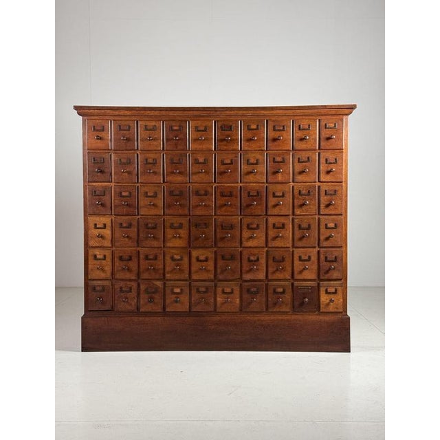 French Oak Pharmacy Cabinet For Sale - Image 11 of 18