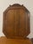 Antique Octagonal Mirror in Burl Wood with Carved Scroll Pediment, 1890s For Sale - Image 5 of 8