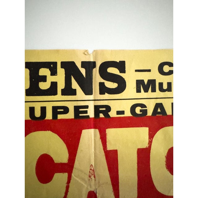 Super-Gala De Catch Amiens Original Wrestling Poster, 1961 For Sale - Image 5 of 10