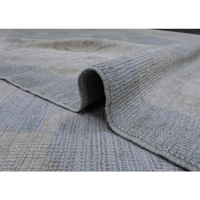 Textile Turkish Oushak Rug 12'4" x 17'6" For Sale - Image 7 of 8