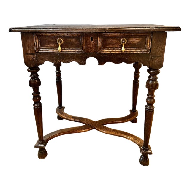 William and Mary Oak Writing Table, C. 1690-1700 4 For Sale