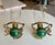 Pair Italian Green & Brass Faux Oil Lamp Wall Sconces For Sale - Image 18 of 18