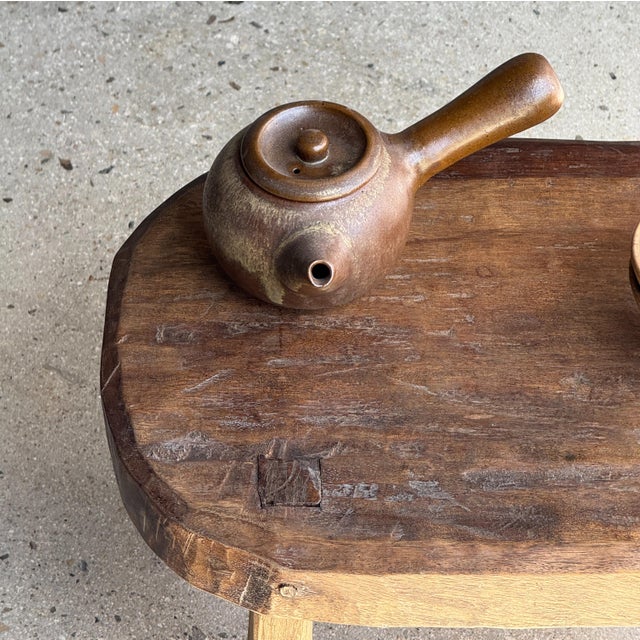 Small Oval Teak Occasional Stool For Sale - Image 16 of 18