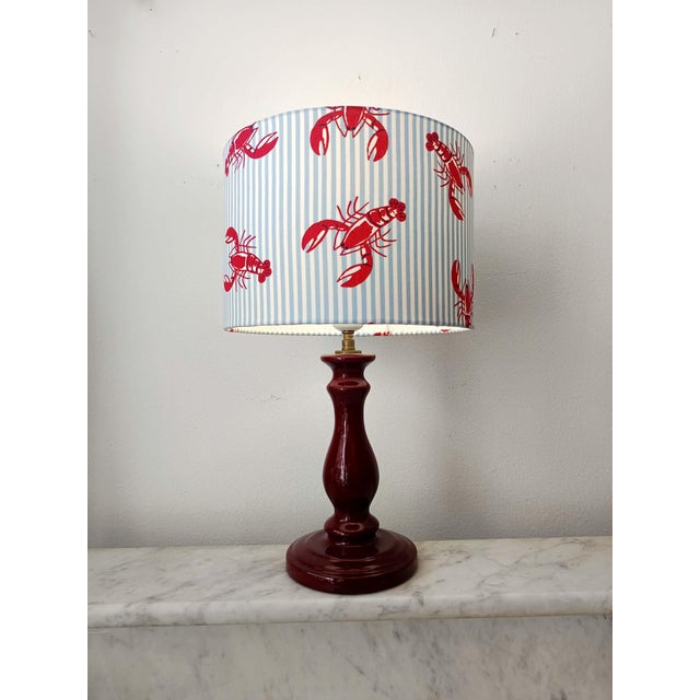 Vintage Lobster Ceramic Lamp Shade, 1970s For Sale - Image 9 of 10