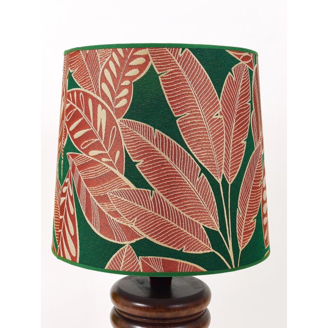 Mid-Century Modern Mid-Century Swedish Table Lamp in Turned Wood Base by Östen Kristiansson, 1970s For Sale - Image 3 of 13