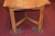 Vintage Heavy Pine Wood Irish Wake Table Drop Leaf Long Oval Dining Kitchen Farmhouse Work For Sale - Image 4 of 13