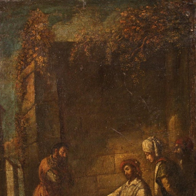 Italian Artist, The Parable of the Unfaithful Farmer, 17th Century, Oil on Canvas For Sale - Image 11 of 16