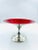 Vintage Reed & Barton Silver Plate & Ruby Red Enamel Pedestal Compote For Sale - Image 12 of 12